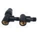 Радіаторні крани Vario Term Lux II Black Радіаторні крани Vario Term Lux II Black
